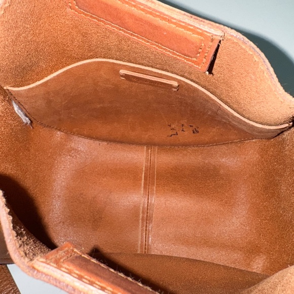 Madewell The Sydney Shoulder Bag Burnished Caramel Leather Crossbody - Picture 7 of 8